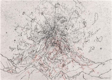 Drawing, Maryam Farshad, Eruption - Nebula - Mountain of Stars, 2019, 37114