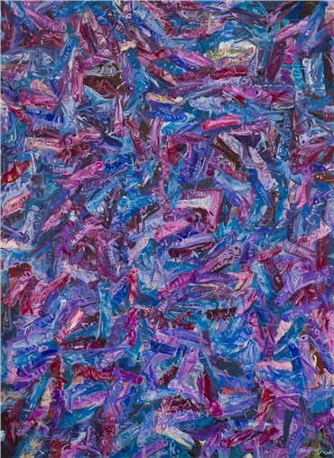 Painting, Dariush Hosseini, Persian Carpet 4, 2016, 36676