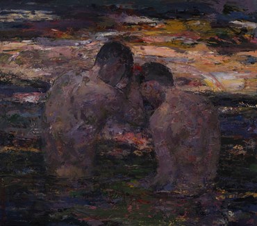 Painting, Ali Zakeri, Walking Through the Darkness 01, 2022, 76898