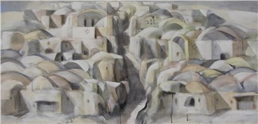 Painting, Ahmad Amin Nazar, Houses, 2007, 28400