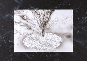 Painting, Maryam Farshad, With Each Exhale, It Sings Again! , 2025, 79441