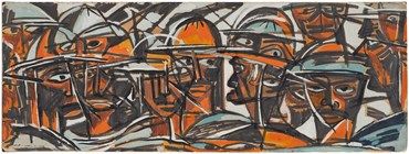 Painting, Houshang Pezeshknia, Untitled, 1958, 74728