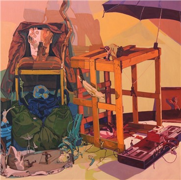 Painting, Sourena Zamani, Steps to Understanding, 2015, 3565