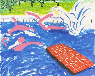 , David Hockney, Afternoon Swimming, 1980, 51559