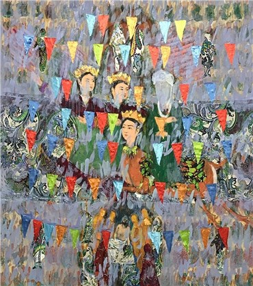 Painting, Ane Mohammad Tatari, Ascension, 2020, 25793