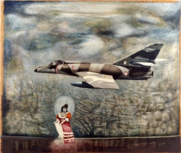 Painting, Ghasem Hajizadeh, Super Etendard, 2000, 6133
