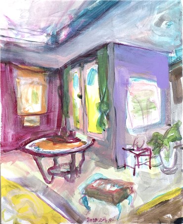 Painting, Behroo Bagheri, At Home II, 2020, 25416