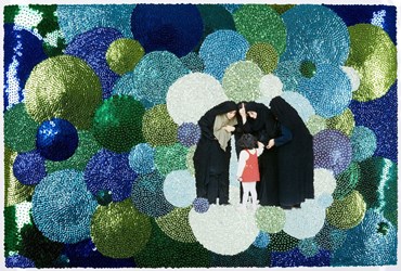 Mixed media, Sissi Farassat, Moschee in Isfahan, 2006, 75080