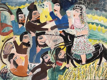 Painting, Mokarameh Ghanbari (Naneh Mokarameh), Untitled, 1990, 80287