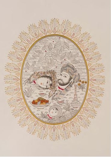 Painting, Farah Ossouli, Family, 2025, 84014