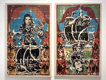 Mohammad Barrangi, Grant Me Such a Dance Right at the Center of the Floor I & II, 2025, 15104