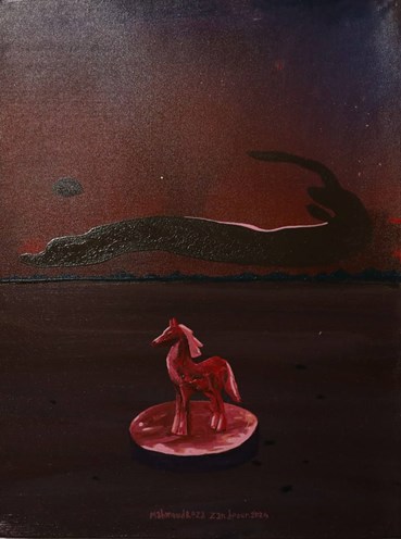 Painting, Mahmoudreza Zandpoor, Untitled, , 77621