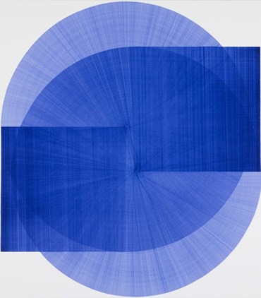, Thomas Trum, Two Blue Lines 45, 2023, 63878