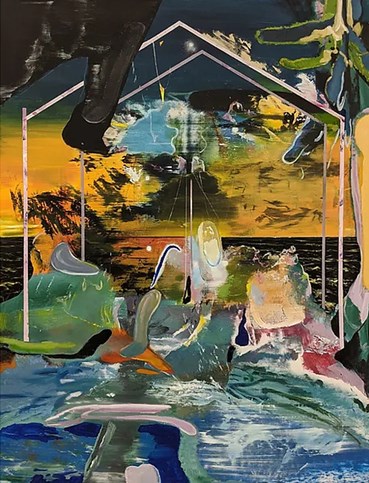 Painting, Mohammad Abbasi, The Home, 2023, 75839