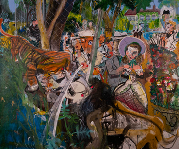 , Arsia Moghaddam, Lion & Tiger Flexing in the Vicinity of Tara Garden, 2026, 83338