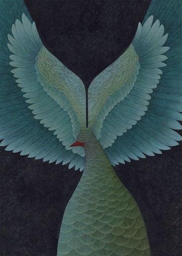 Painting, Maryam Lamei, Thought of Flight, 2023, 78096