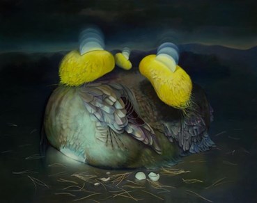 Painting, Nasim Davari, Simorg & Toba, 2024, 77919