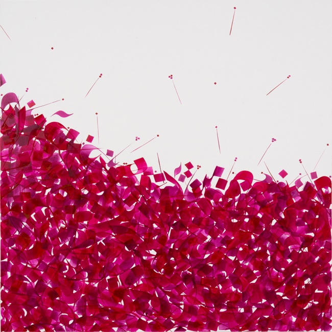 Pouran Jinchi, Pink Painting, 2013