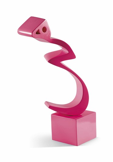 Sculpture, Parviz Tanavoli, Pink Heech, 2008, 8744