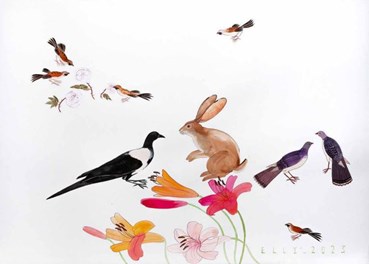 Painting, Elham Nafisi, Untitled, 2023, 77885