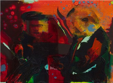 Painting, Amirhossein Zanjani, Keeping a Friendly Distance, 2020, 29433