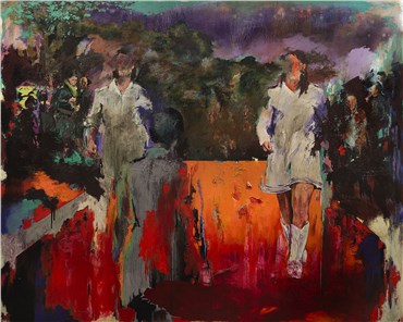 Painting, Amirhossein Zanjani, Cat Walk, 2019, 20848
