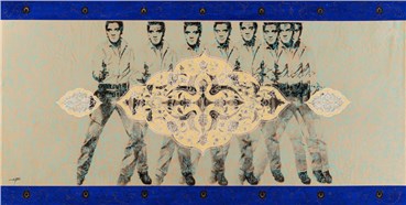 Painting, Mahmoud Sabzi, Eight Elvis, 2013, 23155