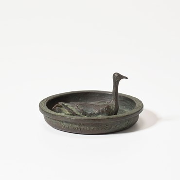 Sculpture, Bahman Mohassess, Bronze with Bird, 1978, 79799