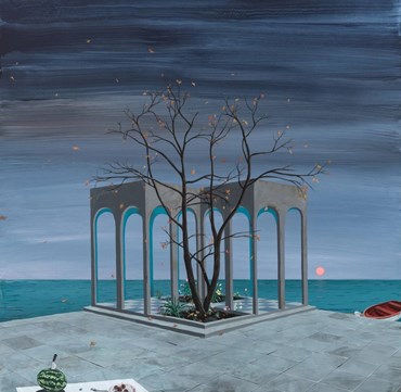 Painting, Azadeh Nia, Departure, 2024, 75264