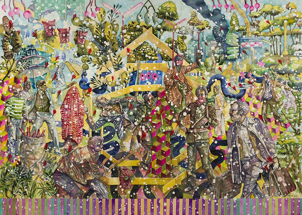 Behrang Samadzadegan, The Day After the Last Day, After Tintoretto, 2021