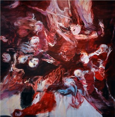 Painting, Dariush Hosseini, Drowned Corpses , 2012, 1452