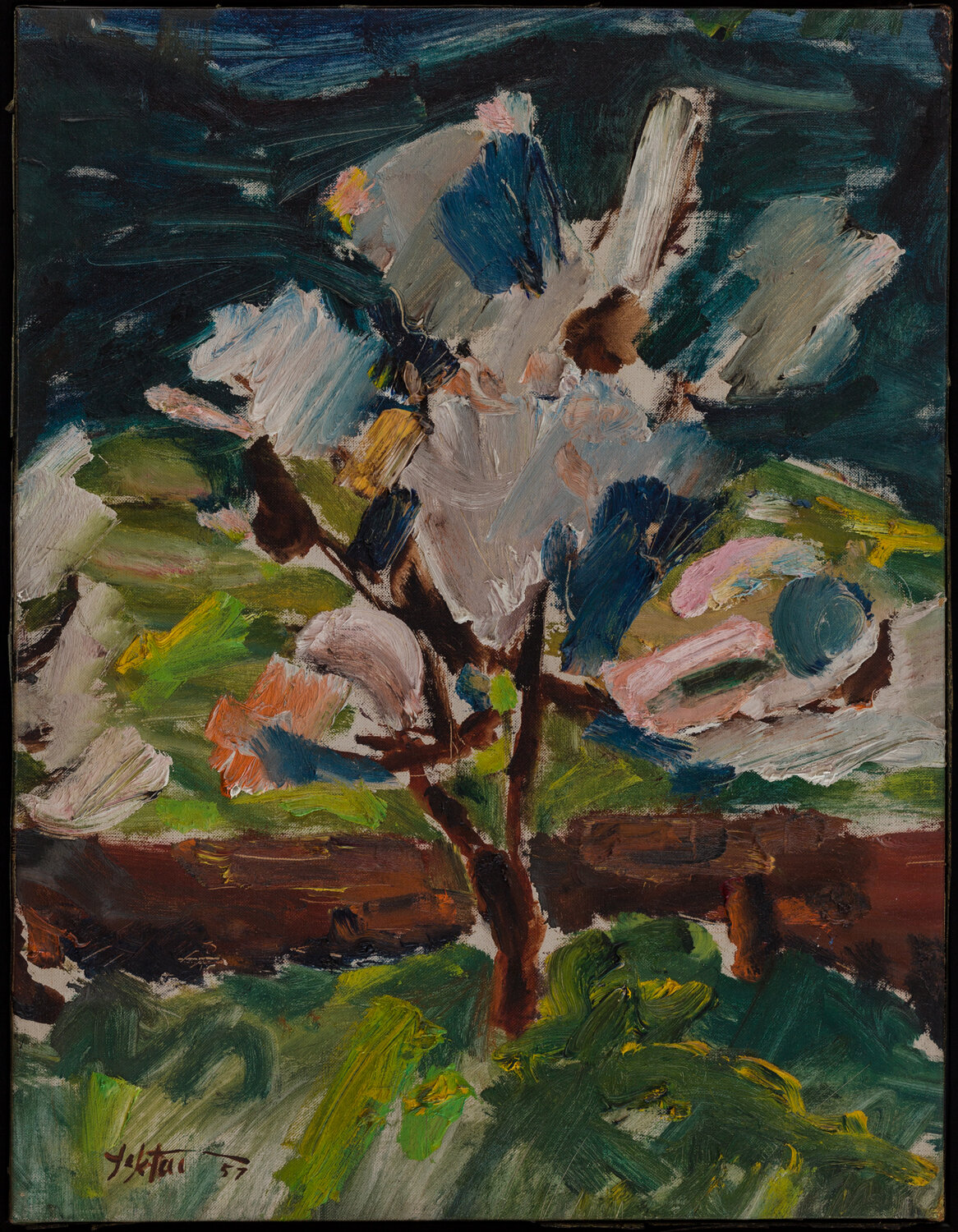 Manoucher Yektai, Tree, 1957