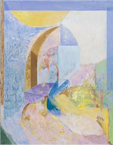 Painting, Pardis Amerian, Unhorsing by the Vault, 2025, 77562