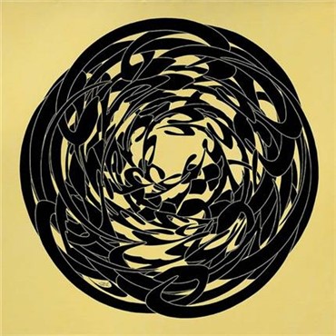 Calligraphy, Hadi Roshanzamir, Whirlpool of Love, 2011, 14454