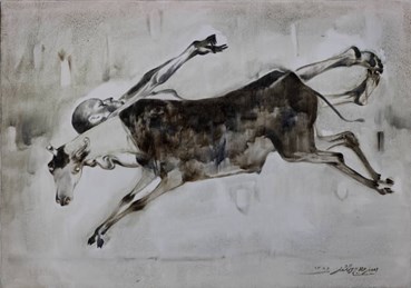 Painting, Omid Hallaj, Hunting Ground, 2007, 76516