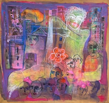 Painting, Shahram Karimi, City, 2025, 80566