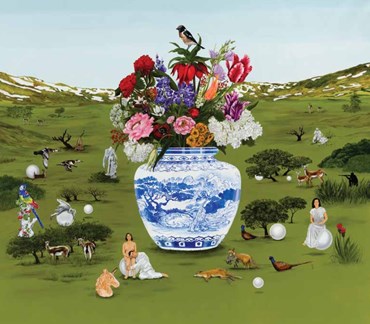 , Mahsa Tehrani, The bird and flowers, 2023, 71700