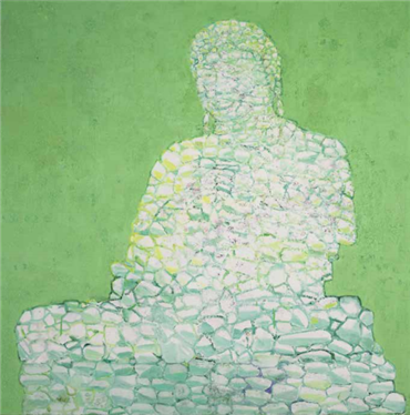 Painting, Reza Derakshani, Green Wishes, , 27685