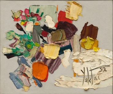 Painting, Manoucher Yektai, Still Life with Flowers, 1952, 80966