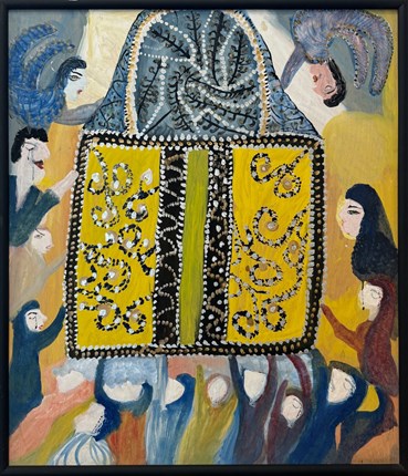 Painting, Mokarameh Ghanbari (Naneh Mokarameh), Untitled, 1990, 80286