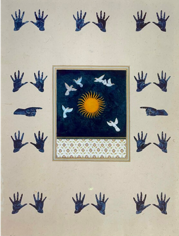 Painting, Laila Tara H, Indigo, 2019, 76862