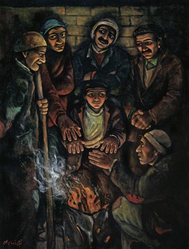 Painting, Samila Amirebrahimi, Fire, 1975, 62897