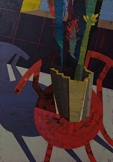 Javad Ghanbarpour, Red Chair, 2024, 0