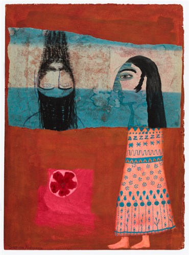 Painting, Samira Abbassy, Portrait of a Mirror , 2008, 24727