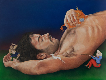 , Alireza Shojaian, The White Demon and the Burning Tree (Leonardo II), 2025, 78272