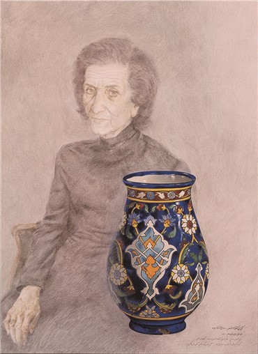 Painting, Aydin Aghdashloo, Portrait of My Mother, 1981, 6049