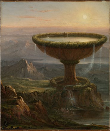 Painting, Thomas Cole, The Titans Goblet, 1833, 22498