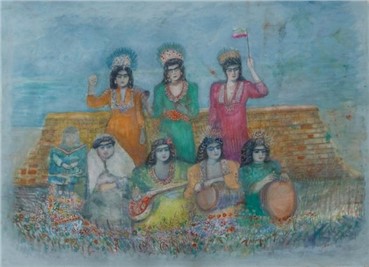 Painting, Ghasem Hajizadeh, Untitled, 1994, 6104