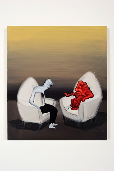 Painting, Tala Madani, Guts, 2011, 74944