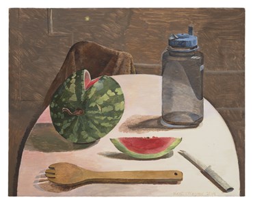 , Kent O'Connor, Round Table with Watermelon, 2019, 22571